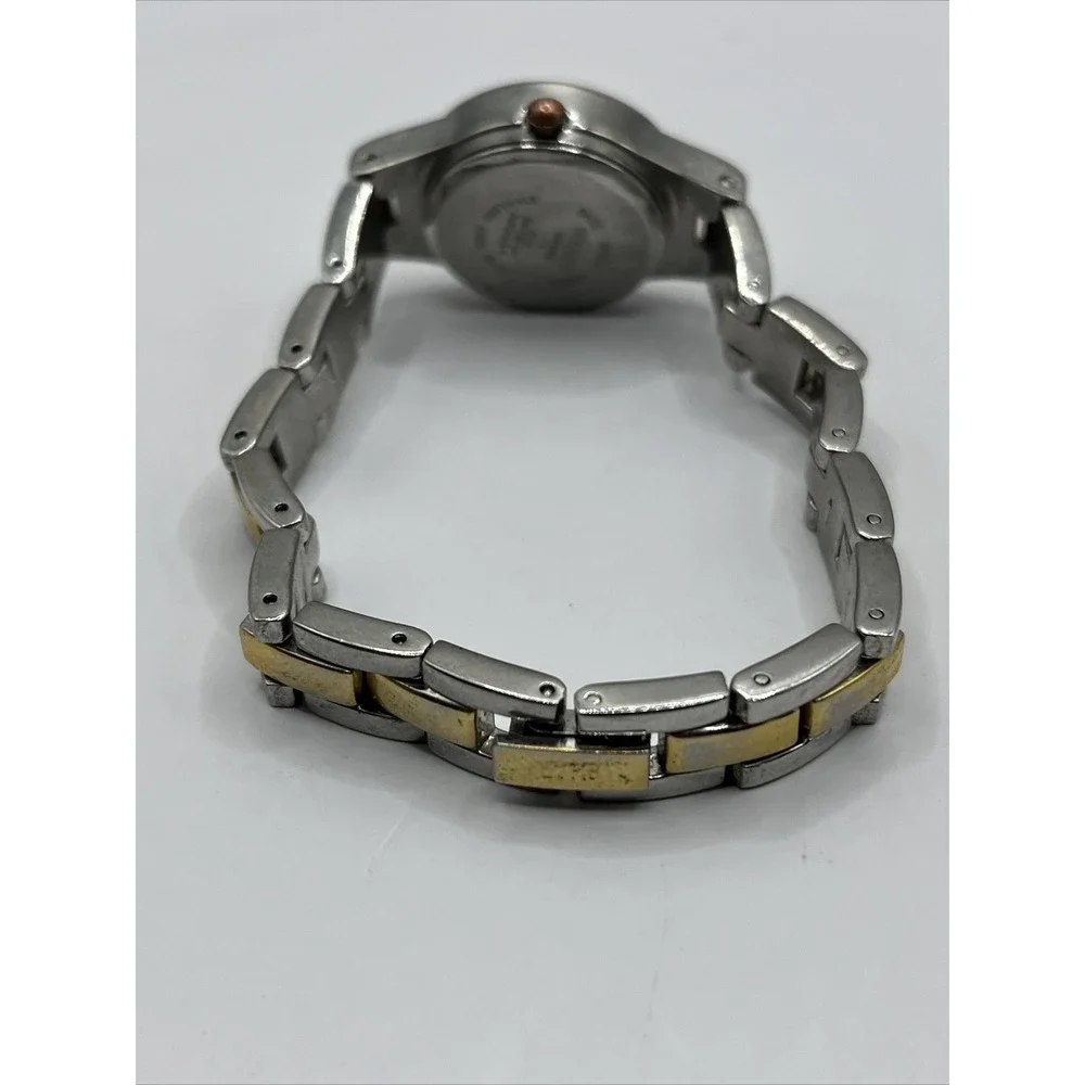 Sharp‎ Women's Quartz Watch Two Tone Band Date Indicator- New Battery